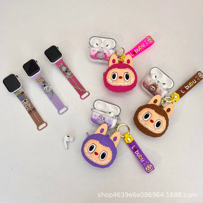 Labubu Wireless Earbuds Gift Set |  طقم هدية سماعات لاسلكية لابوبو