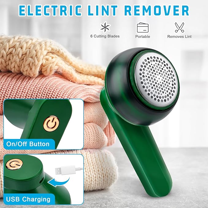 Rechargeable Electric Lint Remover مزيل الوبر الكهربائي القابل لإعادة الشحن